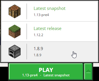Changing Minecraft Versions Hypixel Support
