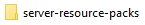 Server resource packs folder in Minecraft folder.png