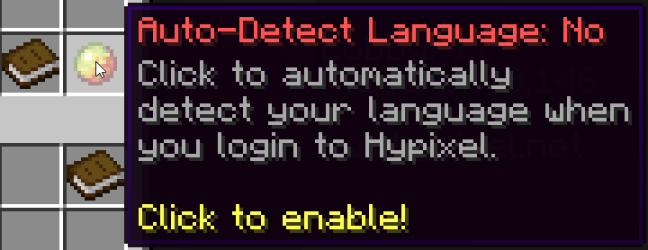 Changing Your Language Hypixel Support