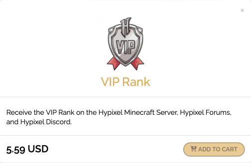 Ranks, Hypixel Wiki